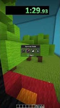 Minecraft Free Edition Speedrun #minecraft #seherhayyat #bamboofarm #gaming #bambooplantation