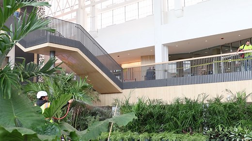 Check out these beautiful updates to the City of Woodbury, MN - Government Central Park 😍 The updated space now features a multi-purpose room addition, expanded public gathering areas, an updated Lookout Ridge indoor playground and enclosure of the existing amphitheater. Improvements also increase parking and pedestrian access, and sustainability was a core focus of the project with the integration of a Darcy Geothermal Well system, solar energy and other energy efficiency initiatives to reduce