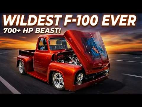 700HP 55 Ford Truck... Look at this Hood!
