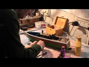 Mamod Steam Boat in Action