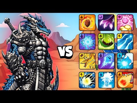 Cryonox vs All Type Dynamons Battle🤩|| in dynamons world #dynamonsworld