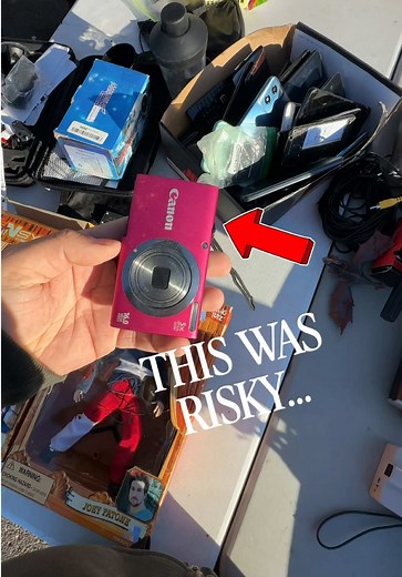 Flea Market Finds: Discovering a Canon Digital Camera