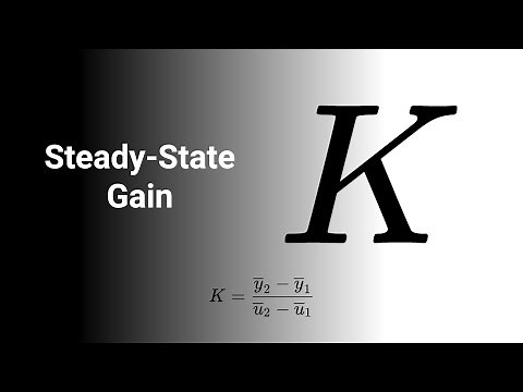 Steady-State Gain [Process Dynamics and Control]
