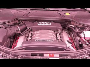 Audi A8L D3 4.2 V8 Petrol Engine Starting and Revving