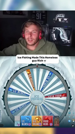 ‏Who knew ice fishing was a college survival tool? 😲🔥