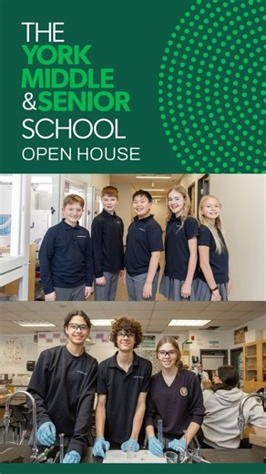 Thank you to everyone who joined us at the Middle and Senior Open Houses today! We enjoyed showcasing our curious learners and dynamic programs. Have more questions? Please don't hesitate to get in touch by emailing admission@yorkschool.com or visiting https://ow.ly/6Qp150XcKPw #yorklearns | The York School