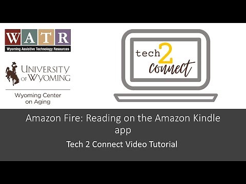 Amazon Fire: Reading on the Amazon Kindle app