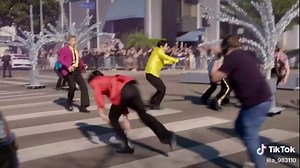 BTS Street Performance: Dynamite Concert in the Crosswalk