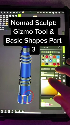 Getting Started with Nomad Sculpt Gizmo Tool & Basic Shapes