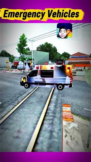 Emergency Vehicles Phas Gaya #gaming #ambulancelife #ambulance #bussid #emergency #danger #shorts