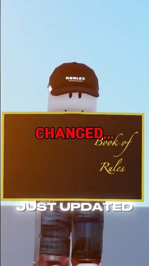 ROBLOX JUST UPDATED THEIR RULES... #roblox #robloxnews
