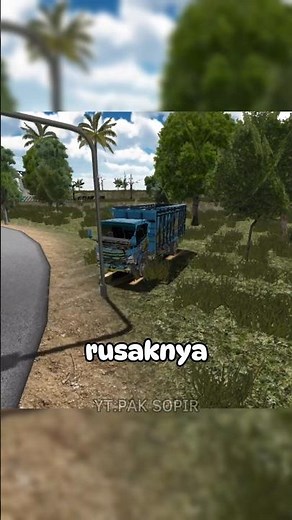 MODIF TRUK RUSAK BEKAS NABRAK TIIANG👍 #estrucksimulatorid #truk #bus