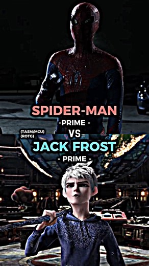 Spider-Man vs Jack Frost #short #shorts #spiderman #jackfrost #marvel #battle