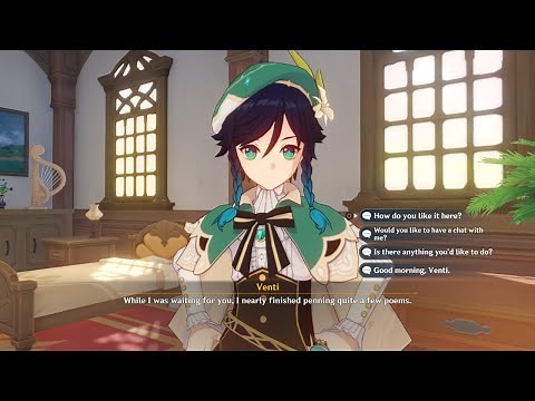 All Venti Teapot Voice lines ( English ) | Genshin Impact
