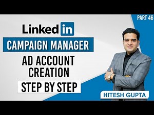 How to Create LinkedIn Campaign Manager Account | LinkedIn Ad Account Creation | #linkedinmarketing
