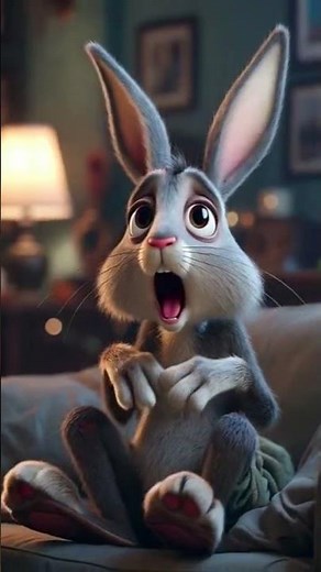 The Happiest Bunny Ever 😂🐰 | Funny Walking Rabbit Cartoon