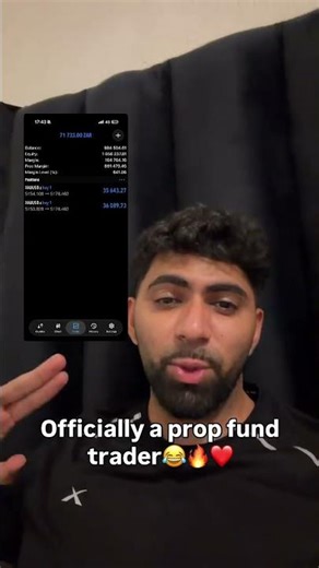 Passed my prop firm challenge 🫶🏻🔥