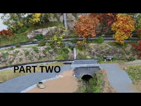 Building a Realistic N Scale Creek with a Waterfall & Drain Pipe | Railroad Scenery PART TWO +!!!!