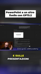 Come creare un PowerPoint con ChatGPT 5.2 Clip estratta dal tutorial su ChatGPT 5.2 che ho fatto sul mio canale YouTube Link al video completo nel primo commento qui sotto | Raffaele Gaito