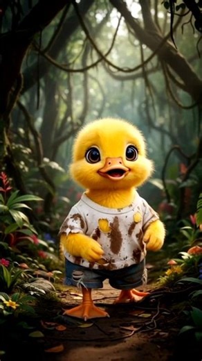 Duck And Rabbit Friendship Story,🦆🐰 Jungle Rescue #Duckstory #Kidsstory