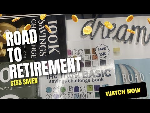 Road to Retirement Cash Stuffing | Saving $155 & Building My 100K Challenge