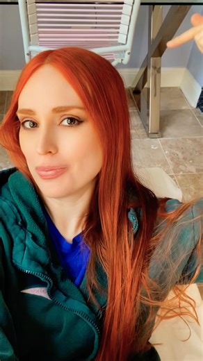 Hair tidy up final result! 👩🏻‍🦰❤️ Garnier Olia 7.45 Intense Fire Ruby copper hair dye