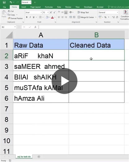 #excelautomation #datacleaning #freelancing #dataentry #exceltips #linkedinlearning #productivity #ariflearning #excelautomation #dataentry #freelancing #linkedinlearning #exceltips #ariflearning | Arif Mohd