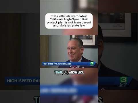 State officials warn latest California High-Speed Rail plan violates state law