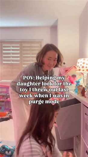 Umma Kim | Mom Humor & Real Life on Instagram: "No toy is safe in December. Mom is in purge mode 😂🗑️ . . . #momhumor #motherhoodintheraw #overstimulatedmom #relatable #momcomedy #parentinghumor #christmasiscoming🎄#purge"