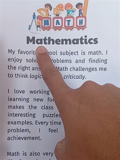 My favorite subject is Mathematics #english #englishstories #englishstory #storytime #learnenglish