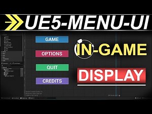 Unreal-5: UI-Menu Display & Mouse Visibility!