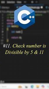 C++ Program to Check Number Divisible by 5 and 11