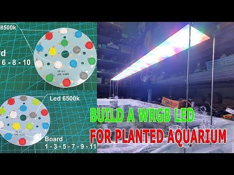 Build a 120cm WRGB LED Lighting for Planted Aquarium
