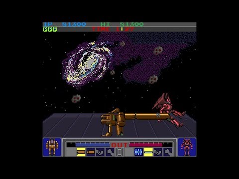 Galactic Warriors - Poseidon [Arcade Longplay] (1985) KonamiM01