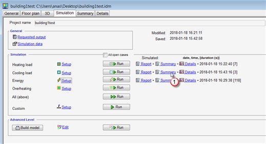 IDA ICE Export of Heating Load and Cooling Load and Import into Polysun