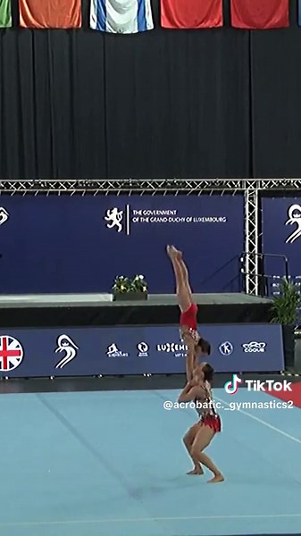 🇬🇧 • 2025 Acrobatic Europeans #fyp #acrobaticgymnastics #dynamic #flips #goviral score: 27.850🥈