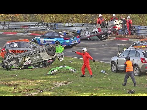 NÜRBURGRING CRASH & FAIL Compilation - Mistakes, CHAOS Racing Nordschleife Nurburgring