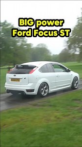 Ford Focus ST MK2 CRAZY Acceleration BIG TURBO #shorts #ford #focusst #tuning