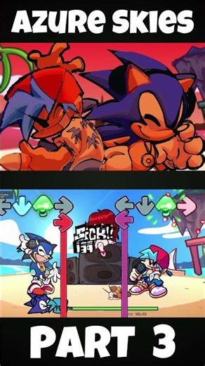 FNF - VS Sonic [PART 3] [MOD SONIC JAM] (FNF MOD) #shorts