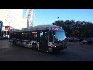 CTA Bus: Union/Ogilvie Stations bound LFS Gen-4 7904 Rt.124 at Michigan Av/Randolph St