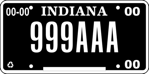 ‘Blackout’ license plates now on sale in Indiana