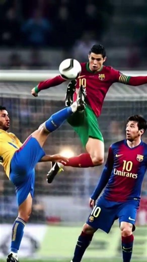 The Infinity Match: Ronaldo vs Messi vs Neymar (Classic & Powerful)#football