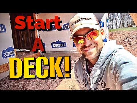 How To Start A Deck Build - Site Preparation, Footings, And Grade