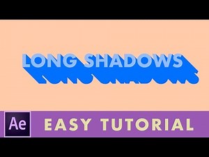 How To Make Flat Shadows in After Effects | Easy Tutorial