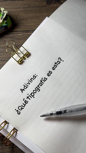 🚨Nueva sección: Adivina la tipografía. Recuerdo que cuando me iniciab...