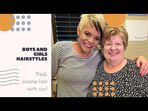 Short Haircuts For Women Over 60 | Thick Coarse Hair