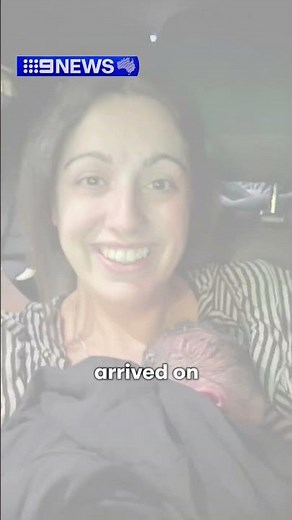 Surprise delivery on Melbourne's CityLink | 9 News Australia