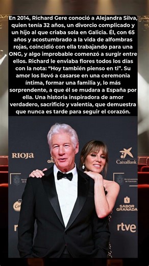 Richard Gere se mudó a España por amor ❤️.