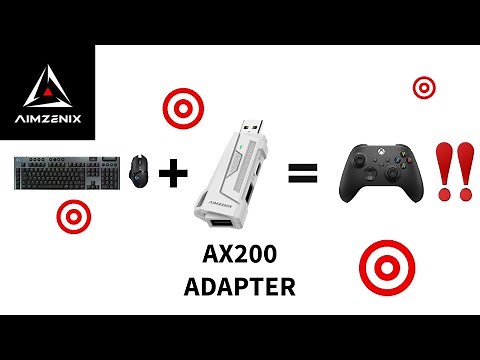 Aimzenix AX200 Adapter Gameplay Test & Review #aimzenix
