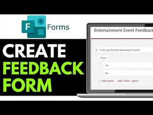 How to Create Microsoft Forms for Feedback 2025 (Full Tutorial)